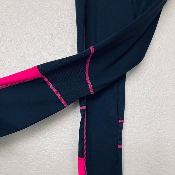 BCG Hot Pink Mesh Athletic Active Leggings S - Picture 3 of 6